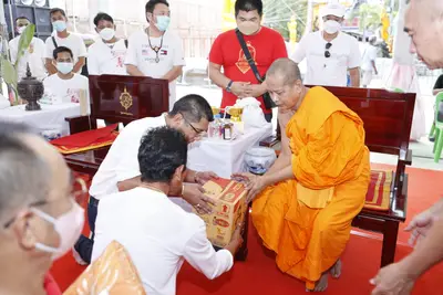 ประมวลภาพพิธีพุทธาภิเษกเหรียญเจริญพร เศรษฐีเขลางค์นคร วัดจุฬามณี ปี ๒๕๖๕