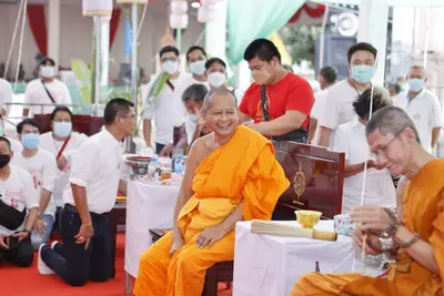 ประมวลภาพพิธีพุทธาภิเษกเหรียญเจริญพร เศรษฐีเขลางค์นคร วัดจุฬามณี ปี ๒๕๖๕