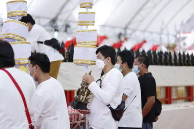 ประมวลภาพพิธีพุทธาภิเษกเหรียญเจริญพร เศรษฐีเขลางค์นคร วัดจุฬามณี ปี ๒๕๖๕