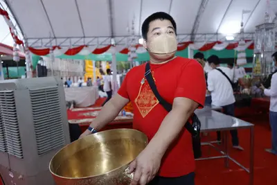 ประมวลภาพพิธีพุทธาภิเษกเหรียญเจริญพร เศรษฐีเขลางค์นคร วัดจุฬามณี ปี ๒๕๖๕