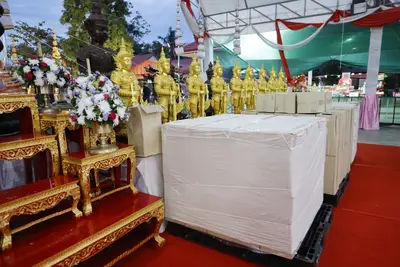 ประมวลภาพพิธีพุทธาภิเษกเหรียญเจริญพร เศรษฐีเขลางค์นคร วัดจุฬามณี ปี ๒๕๖๕