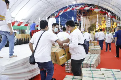 ประมวลภาพพิธีพุทธาภิเษกเหรียญเจริญพร เศรษฐีเขลางค์นคร วัดจุฬามณี ปี ๒๕๖๕