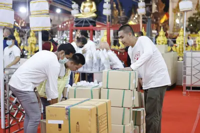 ประมวลภาพพิธีพุทธาภิเษกเหรียญเจริญพร เศรษฐีเขลางค์นคร วัดจุฬามณี ปี ๒๕๖๕