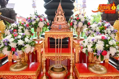 ประมวลภาพพิธีพุทธาภิเษกเหรียญเจริญพร เศรษฐีเขลางค์นคร วัดจุฬามณี ปี ๒๕๖๕