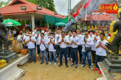 ประมวลภาพพิธีพุทธาภิเษกเหรียญเจริญพร เศรษฐีเขลางค์นคร วัดจุฬามณี ปี ๒๕๖๕