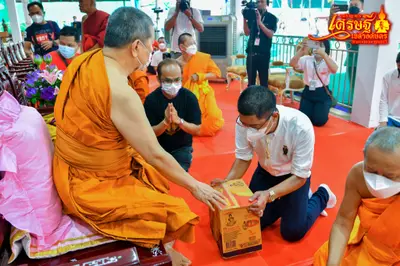 ประมวลภาพพิธีพุทธาภิเษกเหรียญเจริญพร เศรษฐีเขลางค์นคร วัดจุฬามณี ปี ๒๕๖๕