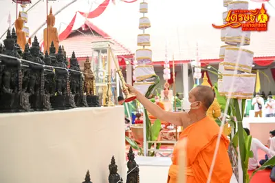 ประมวลภาพพิธีพุทธาภิเษกเหรียญเจริญพร เศรษฐีเขลางค์นคร วัดจุฬามณี ปี ๒๕๖๕