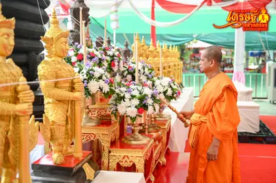 ประมวลภาพพิธีพุทธาภิเษกเหรียญเจริญพร เศรษฐีเขลางค์นคร วัดจุฬามณี ปี ๒๕๖๕