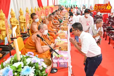 ประมวลภาพพิธีพุทธาภิเษกเหรียญเจริญพร เศรษฐีเขลางค์นคร วัดจุฬามณี ปี ๒๕๖๕