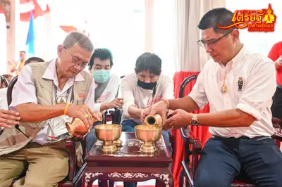 ประมวลภาพพิธีพุทธาภิเษกเหรียญเจริญพร เศรษฐีเขลางค์นคร วัดจุฬามณี ปี ๒๕๖๕