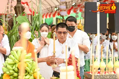 ประมวลภาพพิธีพุทธาภิเษกเหรียญเจริญพร เศรษฐีเขลางค์นคร วัดจุฬามณี ปี ๒๕๖๕