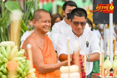 ประมวลภาพพิธีพุทธาภิเษกเหรียญเจริญพร เศรษฐีเขลางค์นคร วัดจุฬามณี ปี ๒๕๖๕