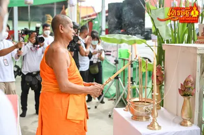 ประมวลภาพพิธีพุทธาภิเษกเหรียญเจริญพร เศรษฐีเขลางค์นคร วัดจุฬามณี ปี ๒๕๖๕