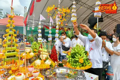 ประมวลภาพพิธีพุทธาภิเษกเหรียญเจริญพร เศรษฐีเขลางค์นคร วัดจุฬามณี ปี ๒๕๖๕