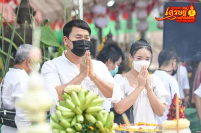 ประมวลภาพพิธีพุทธาภิเษกเหรียญเจริญพร เศรษฐีเขลางค์นคร วัดจุฬามณี ปี ๒๕๖๕