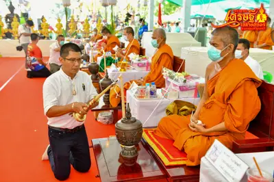 ประมวลภาพพิธีพุทธาภิเษกเหรียญเจริญพร เศรษฐีเขลางค์นคร วัดจุฬามณี ปี ๒๕๖๕