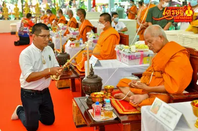 ประมวลภาพพิธีพุทธาภิเษกเหรียญเจริญพร เศรษฐีเขลางค์นคร วัดจุฬามณี ปี ๒๕๖๕