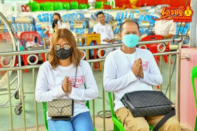 ประมวลภาพพิธีพุทธาภิเษกเหรียญเจริญพร เศรษฐีเขลางค์นคร วัดจุฬามณี ปี ๒๕๖๕