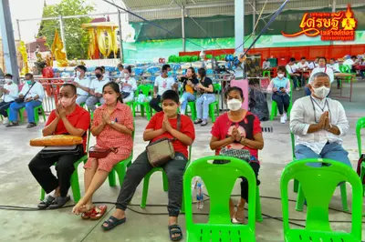 ประมวลภาพพิธีพุทธาภิเษกเหรียญเจริญพร เศรษฐีเขลางค์นคร วัดจุฬามณี ปี ๒๕๖๕