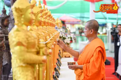 ประมวลภาพพิธีพุทธาภิเษกเหรียญเจริญพร เศรษฐีเขลางค์นคร วัดจุฬามณี ปี ๒๕๖๕