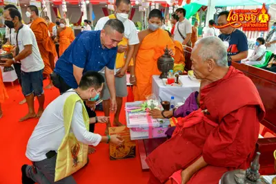 ประมวลภาพพิธีพุทธาภิเษกเหรียญเจริญพร เศรษฐีเขลางค์นคร วัดจุฬามณี ปี ๒๕๖๕