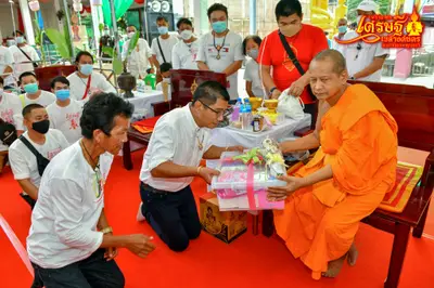 ประมวลภาพพิธีพุทธาภิเษกเหรียญเจริญพร เศรษฐีเขลางค์นคร วัดจุฬามณี ปี ๒๕๖๕