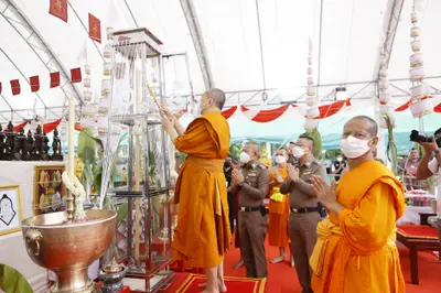 ประมวลภาพพิธีพุทธาภิเษกเหรียญรุ่นประวัติศาสตร์ตำรวจ วัดจุฬามณี ปี ๒๕๖๕