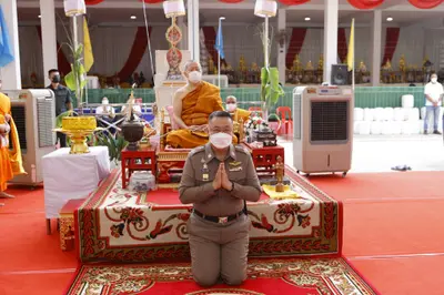 ประมวลภาพพิธีพุทธาภิเษกเหรียญรุ่นประวัติศาสตร์ตำรวจ วัดจุฬามณี ปี ๒๕๖๕