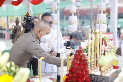 ประมวลภาพพิธีพุทธาภิเษกเหรียญรุ่นประวัติศาสตร์ตำรวจ วัดจุฬามณี ปี ๒๕๖๕