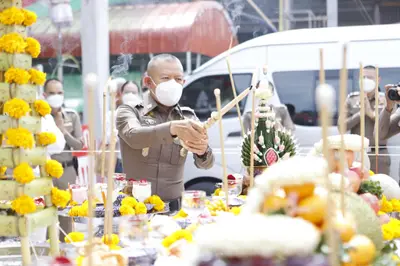ประมวลภาพพิธีพุทธาภิเษกเหรียญรุ่นประวัติศาสตร์ตำรวจ วัดจุฬามณี ปี ๒๕๖๕