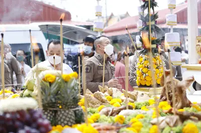 ประมวลภาพพิธีพุทธาภิเษกเหรียญรุ่นประวัติศาสตร์ตำรวจ วัดจุฬามณี ปี ๒๕๖๕