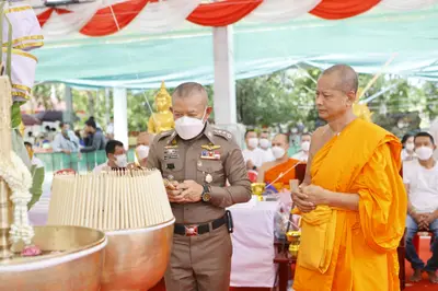ประมวลภาพพิธีพุทธาภิเษกเหรียญรุ่นประวัติศาสตร์ตำรวจ วัดจุฬามณี ปี ๒๕๖๕