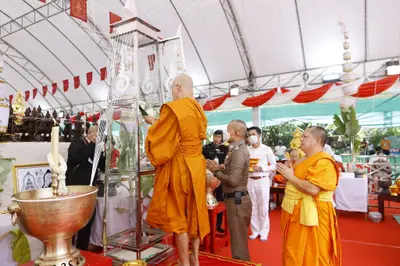 ประมวลภาพพิธีพุทธาภิเษกเหรียญรุ่นประวัติศาสตร์ตำรวจ วัดจุฬามณี ปี ๒๕๖๕