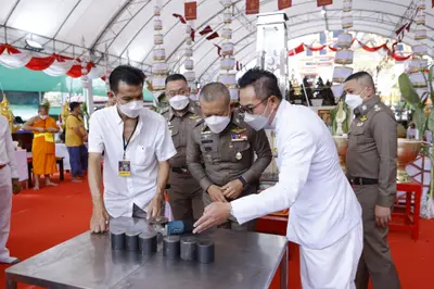 ประมวลภาพพิธีพุทธาภิเษกเหรียญรุ่นประวัติศาสตร์ตำรวจ วัดจุฬามณี ปี ๒๕๖๕