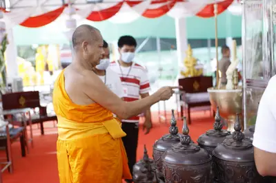 ประมวลภาพพิธีพุทธาภิเษกเหรียญรุ่นประวัติศาสตร์ตำรวจ วัดจุฬามณี ปี ๒๕๖๕