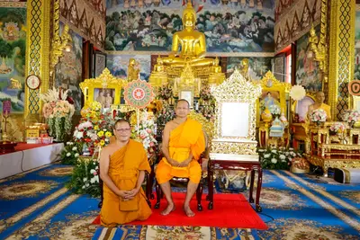 ประมวลภาพพิธีรับตราตั้งและมุทิตาสักการะเจ้าคณะอำเภออัมพวา วัดจุฬามณี ปี ๒๕๖๕