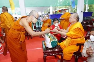 ประมวลภาพพิธีรับตราตั้งและมุทิตาสักการะเจ้าคณะอำเภออัมพวา วัดจุฬามณี ปี ๒๕๖๕