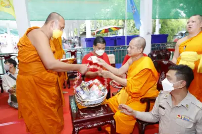 ประมวลภาพพิธีรับตราตั้งและมุทิตาสักการะเจ้าคณะอำเภออัมพวา วัดจุฬามณี ปี ๒๕๖๕