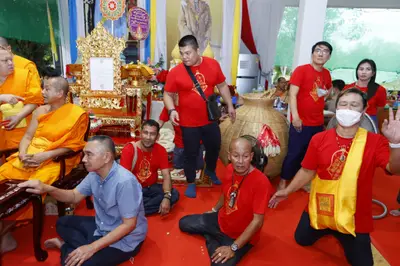 ประมวลภาพพิธีรับตราตั้งและมุทิตาสักการะเจ้าคณะอำเภออัมพวา วัดจุฬามณี ปี ๒๕๖๕