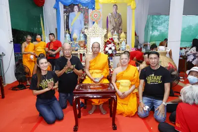 ประมวลภาพพิธีรับตราตั้งและมุทิตาสักการะเจ้าคณะอำเภออัมพวา วัดจุฬามณี ปี ๒๕๖๕