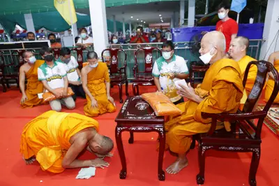 ประมวลภาพพิธีรับตราตั้งและมุทิตาสักการะเจ้าคณะอำเภออัมพวา วัดจุฬามณี ปี ๒๕๖๕