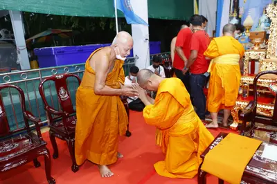 ประมวลภาพพิธีรับตราตั้งและมุทิตาสักการะเจ้าคณะอำเภออัมพวา วัดจุฬามณี ปี ๒๕๖๕