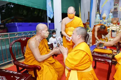 ประมวลภาพพิธีรับตราตั้งและมุทิตาสักการะเจ้าคณะอำเภออัมพวา วัดจุฬามณี ปี ๒๕๖๕