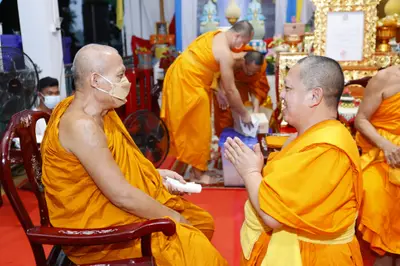 ประมวลภาพพิธีรับตราตั้งและมุทิตาสักการะเจ้าคณะอำเภออัมพวา วัดจุฬามณี ปี ๒๕๖๕
