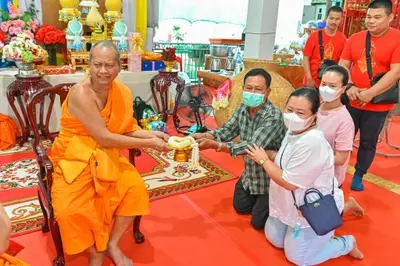 ประมวลภาพพิธีรับตราตั้งและมุทิตาสักการะเจ้าคณะอำเภออัมพวา วัดจุฬามณี ปี ๒๕๖๕