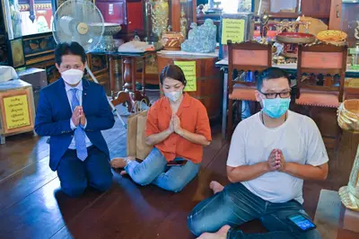 ประมวลภาพพิธีรับตราตั้งและมุทิตาสักการะเจ้าคณะอำเภออัมพวา วัดจุฬามณี ปี ๒๕๖๕