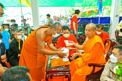 ประมวลภาพพิธีรับตราตั้งและมุทิตาสักการะเจ้าคณะอำเภออัมพวา วัดจุฬามณี ปี ๒๕๖๕