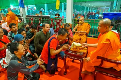 ประมวลภาพพิธีรับตราตั้งและมุทิตาสักการะเจ้าคณะอำเภออัมพวา วัดจุฬามณี ปี ๒๕๖๕
