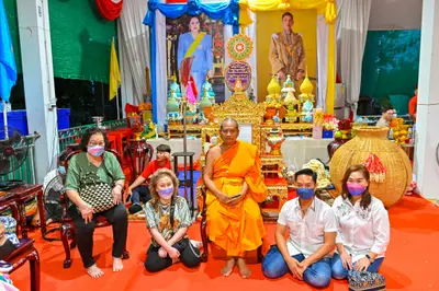 ประมวลภาพพิธีรับตราตั้งและมุทิตาสักการะเจ้าคณะอำเภออัมพวา วัดจุฬามณี ปี ๒๕๖๕