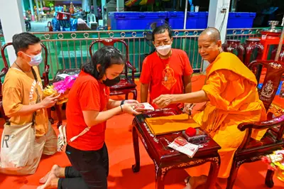 ประมวลภาพพิธีรับตราตั้งและมุทิตาสักการะเจ้าคณะอำเภออัมพวา วัดจุฬามณี ปี ๒๕๖๕